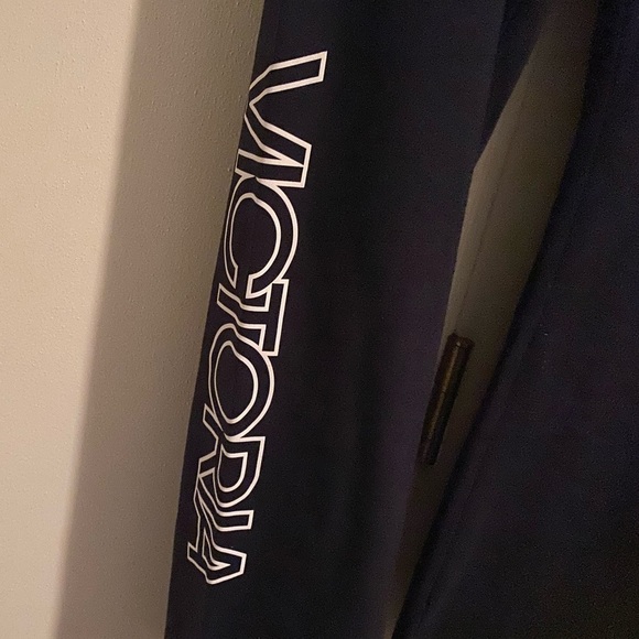 Victoria Sport Navy Blue Yoga Pant Large Worn Once - Picture 3 of 8